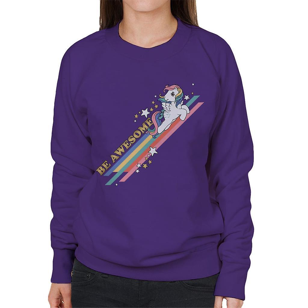 My Little Pony Be Awesome Women's Sweatshirt Purple X-Large