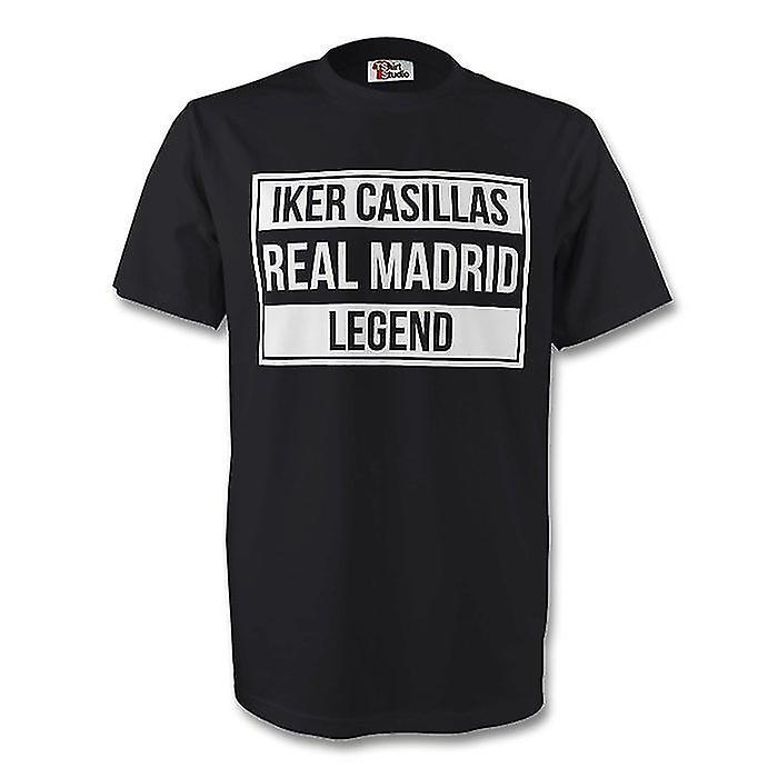 Gildan Iker Casillas Real Madrid Legend Tee (black) - Kids MB (7-8 Years)