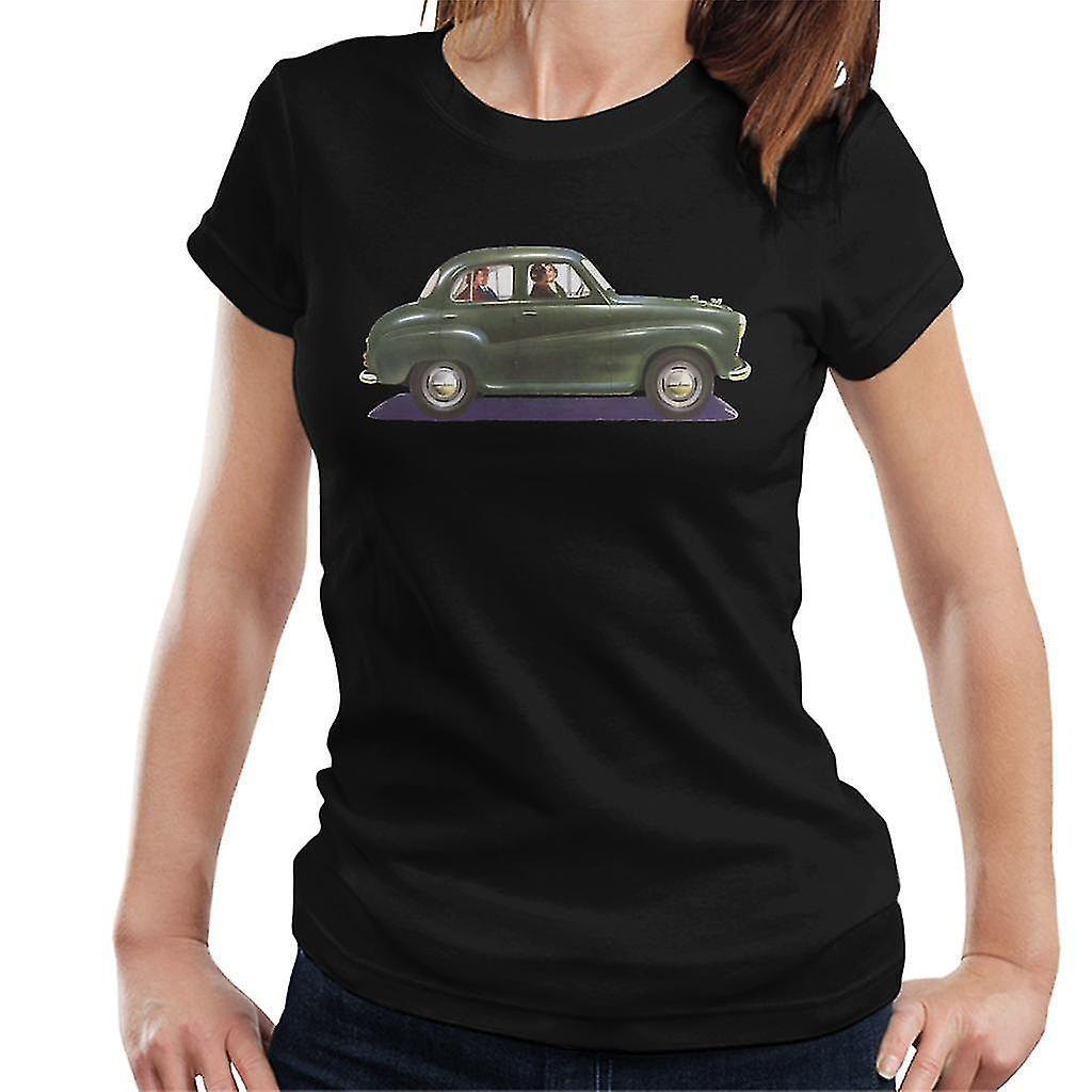 Austin A35 Green British Motor Heritage Women's T-Shirt Black Small