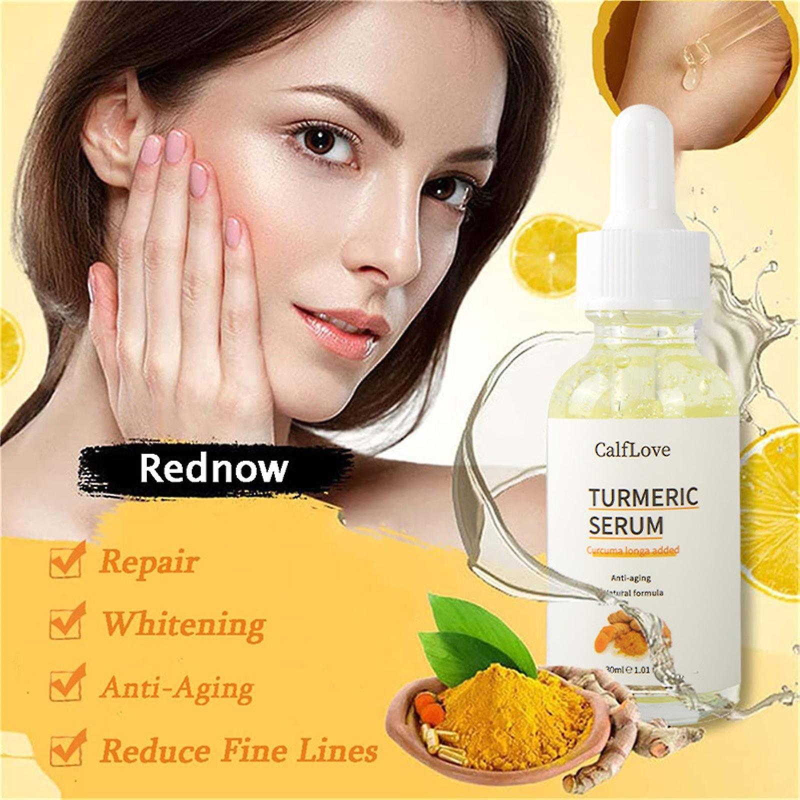 Hongyexin Curcuma Essence Removes Black Spots, Repairs Anti-aging, Reduces Fine Lines, Wrinkles, Tightens, Moisturizes And Moisturizes Essence 30ml