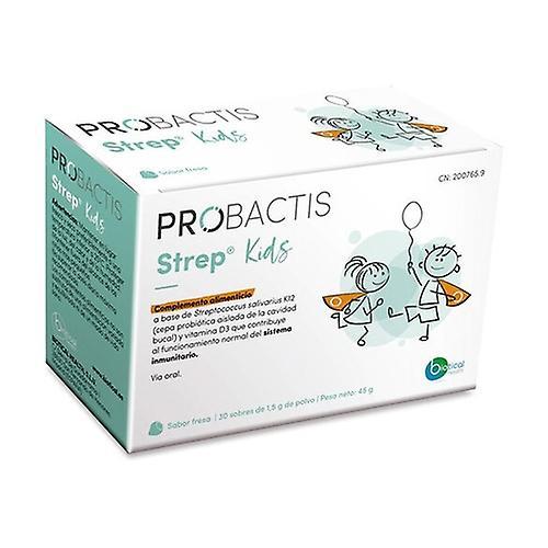 Probactis strep kids probiotics strawberry 30 packets (Strawberry)