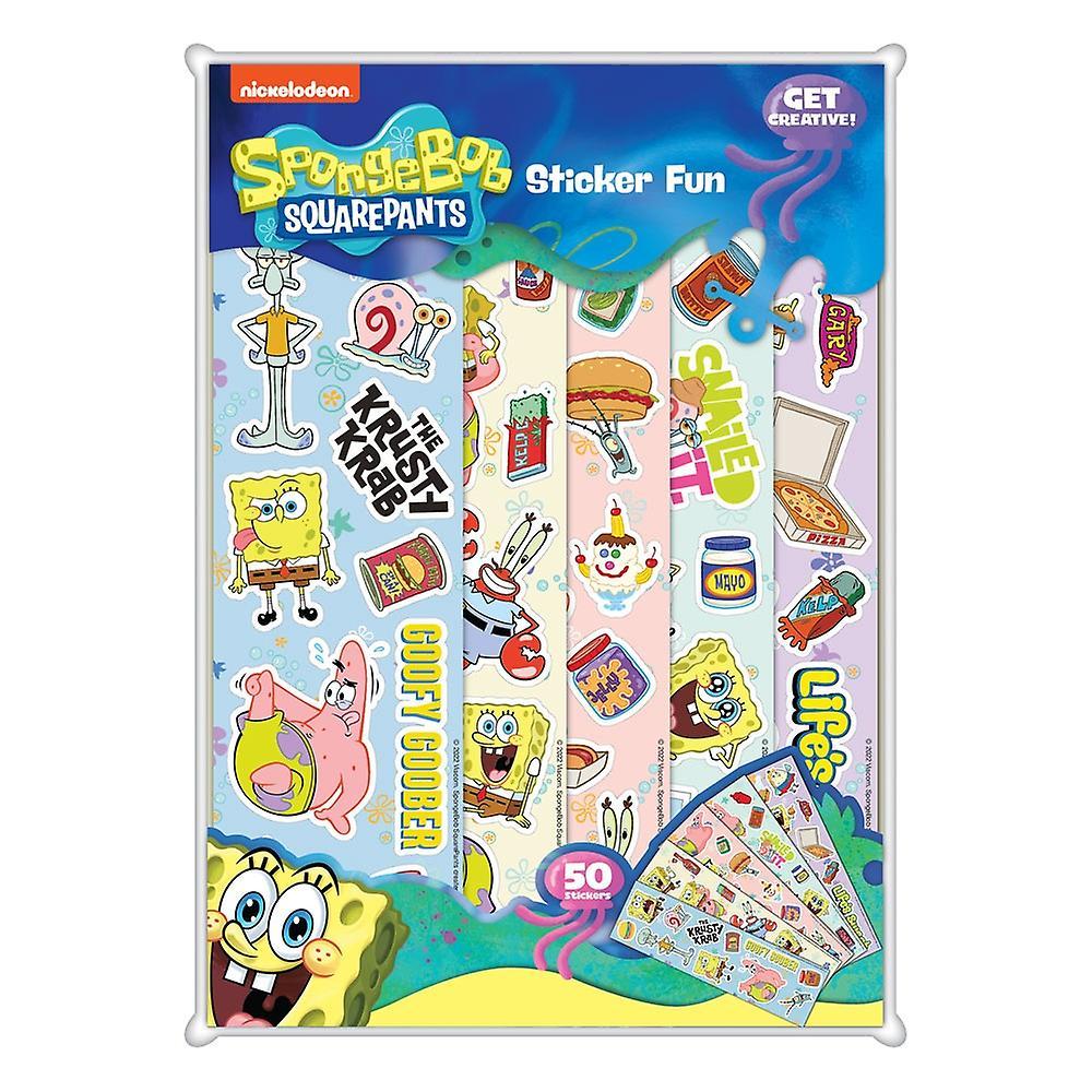 SpongeBob SquarePants Reusable Sticker Set Stickers Reusable