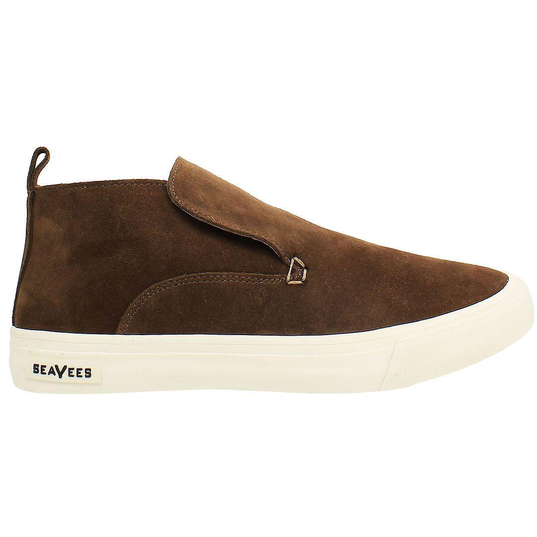 Seavees Huntington Middie Slip-On Brown Suede Leather Mens Shoes HUNTINGTON MIDDIE_SABLE SUEDE UK 9 EU 43 US 10