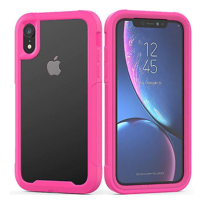 Stuff Certified ® Stuff Certified® Bumper Case with Frame for iPhone 12 Mini - Anti-Shock Case Cover TPU Pink