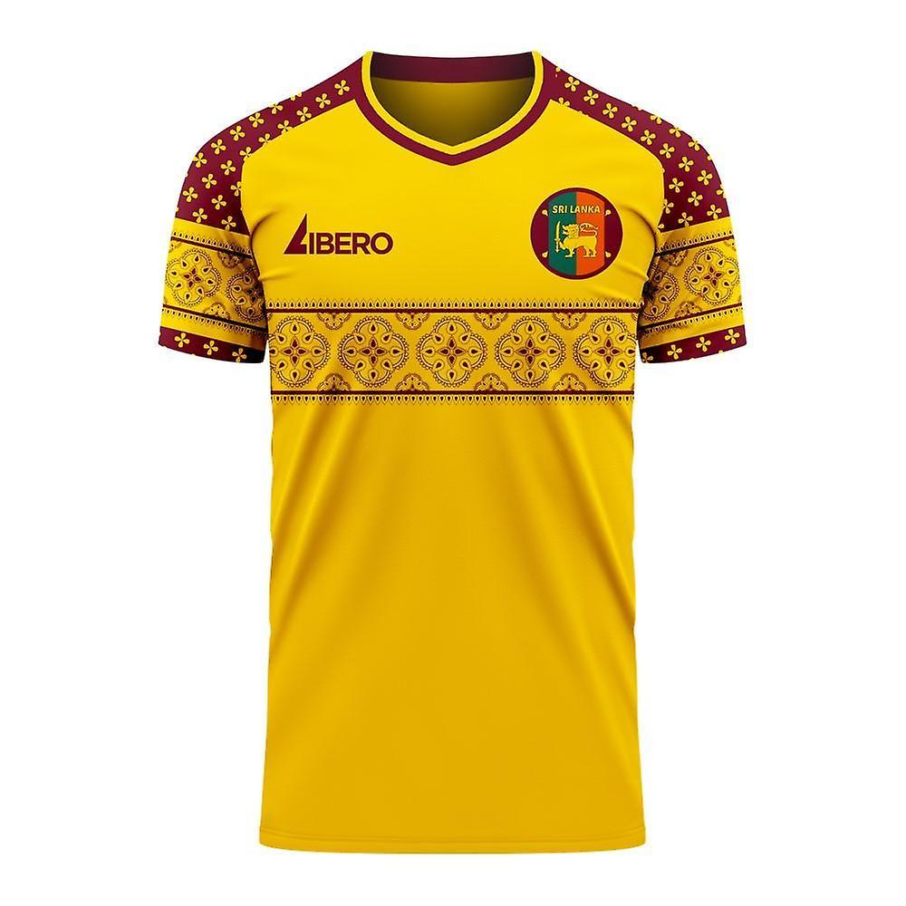 Libero Sportswear Sri Lanka 2024-2025 Home Concept Football Kit (Libero) - Little Boys Yellow XSB 3/4yrs (98-104cm)