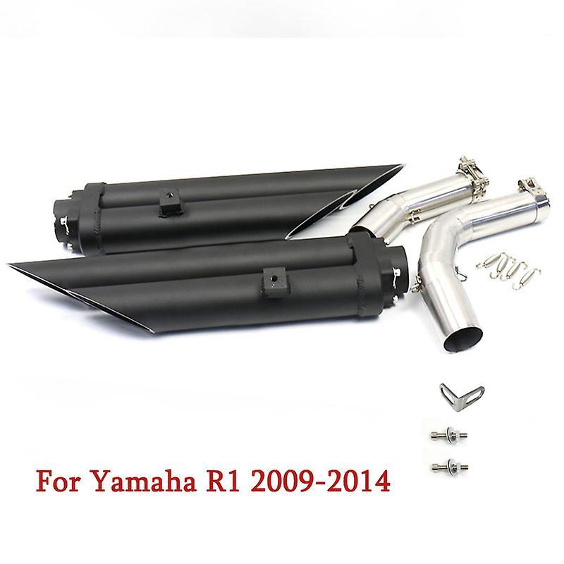 Sanxing R1 Motocross Full Exhaust System For Yamaha R1 2004 2005 2006 2007 2008 2009 2010 2011 2012 2013 2014 Muffler Db Killer 2009-2014