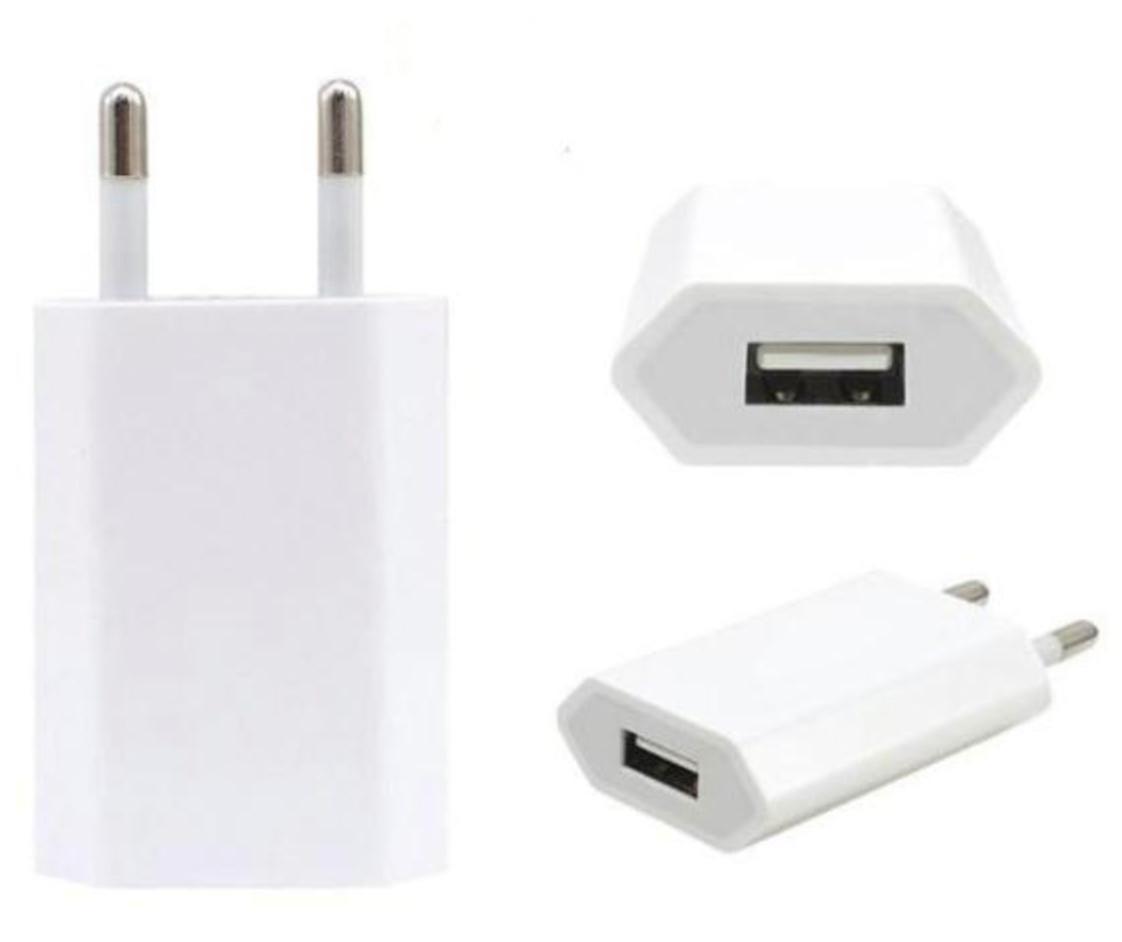 Best Trade USB Charger Compatible With Iphone / Samsung 5V / 1A And Others White