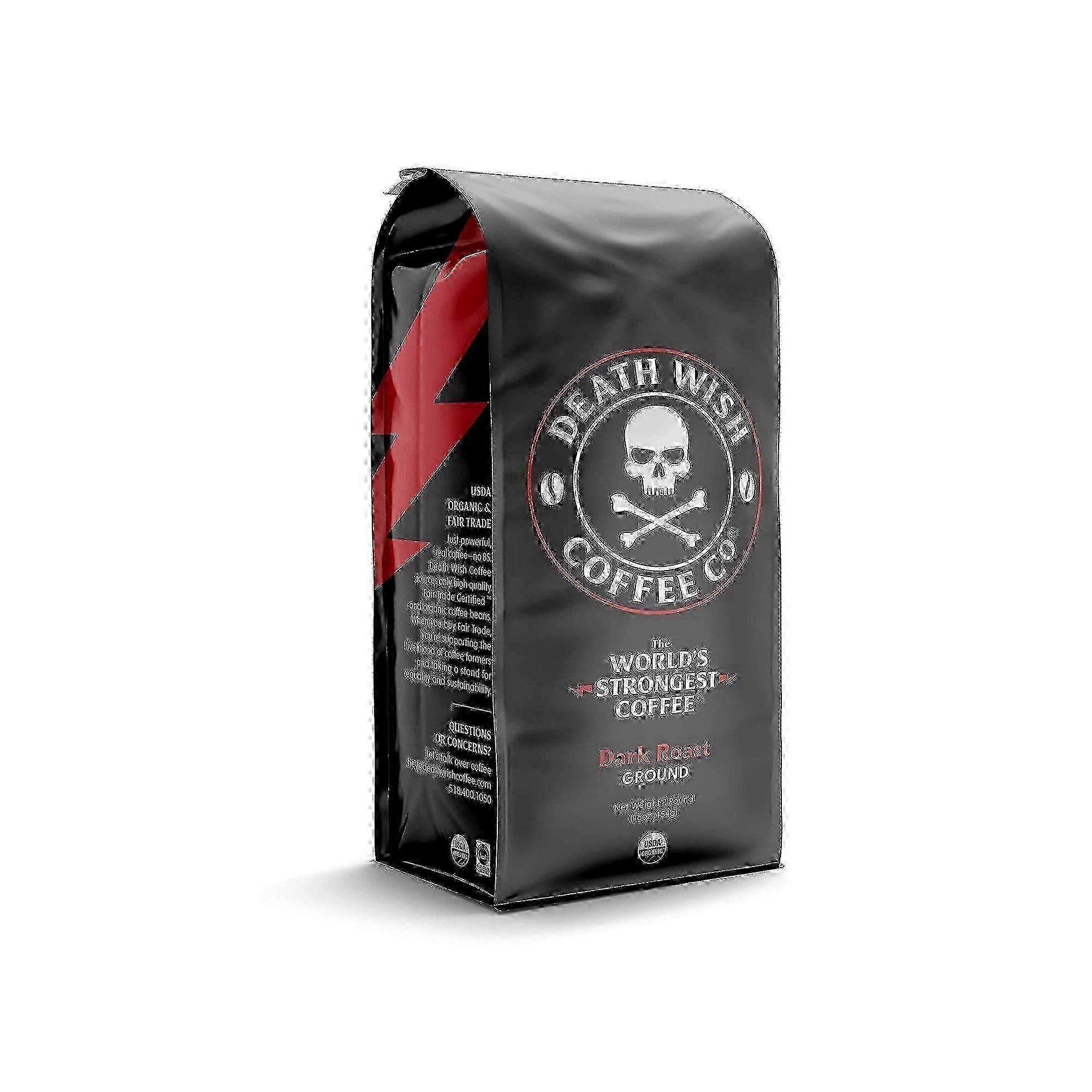 Death Wish Coffee Co Death Wish Dark Roast Ground Coffee, 16 Oz