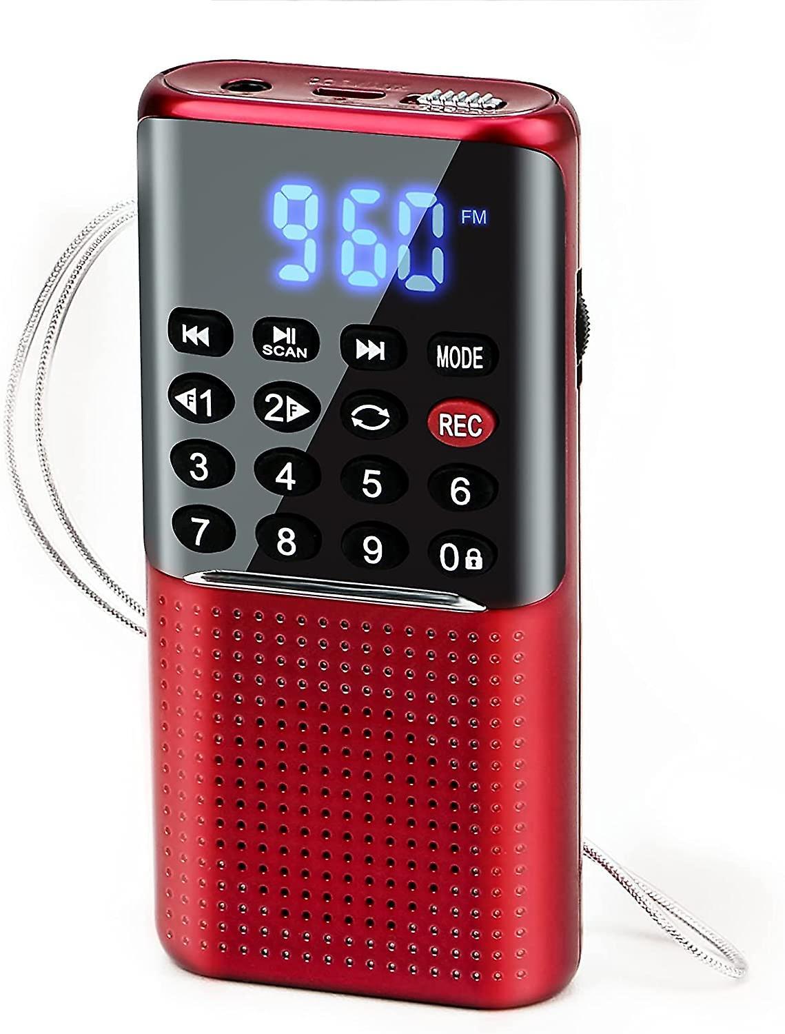 Lbh 5-star Compatible Ink Gurbani Radio Player Sikh Religious Includes Full Guru Granth Sahib Plus Nitnem-rehras -sukhmani Sahib-shabad Kirtan, Red...