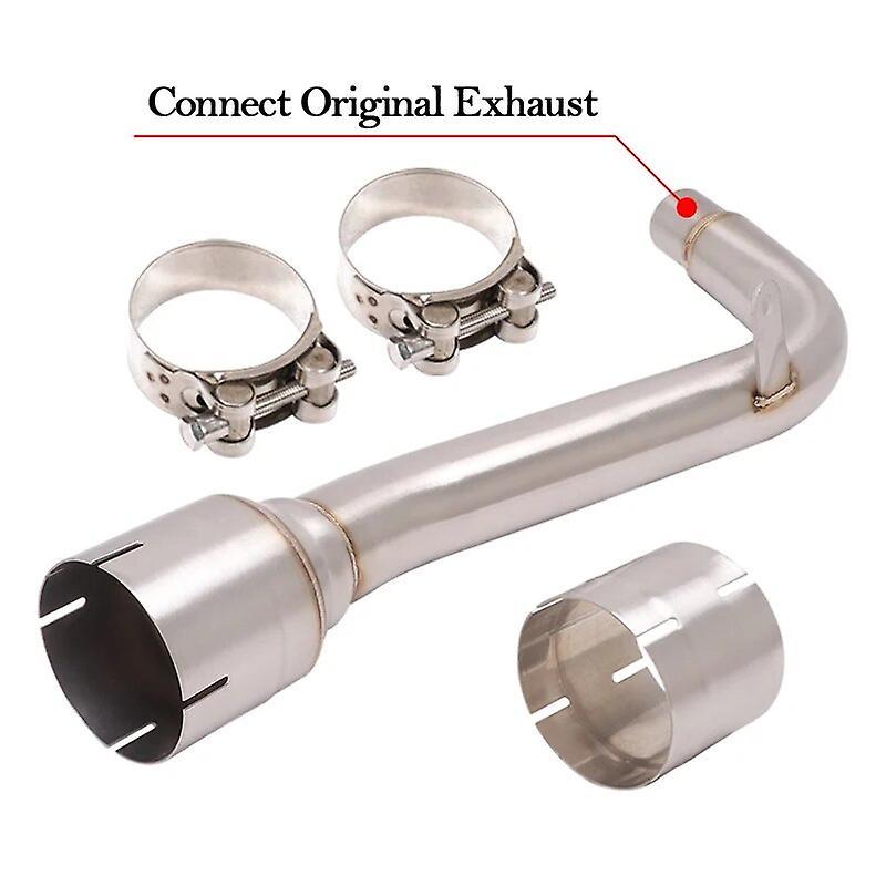 Muggyz For Kawasaki Versys 1000 Se Klz1000 Versys1000 2019 2020 2021 Exhaust Muffler Escape Catalytic Delete Modified Middle Link Pipe