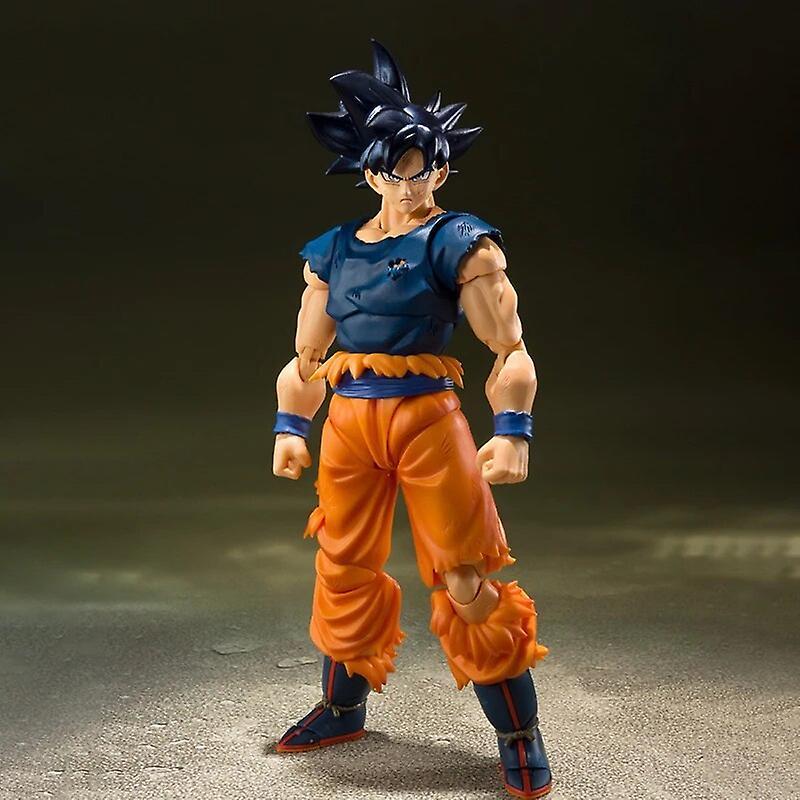 Jiechannel New Shf Dragon Ball Son Goku Action Figure Ultra Instinct Sign Pvc Collectible Model Toy Child Christmas Model Halloween Gift