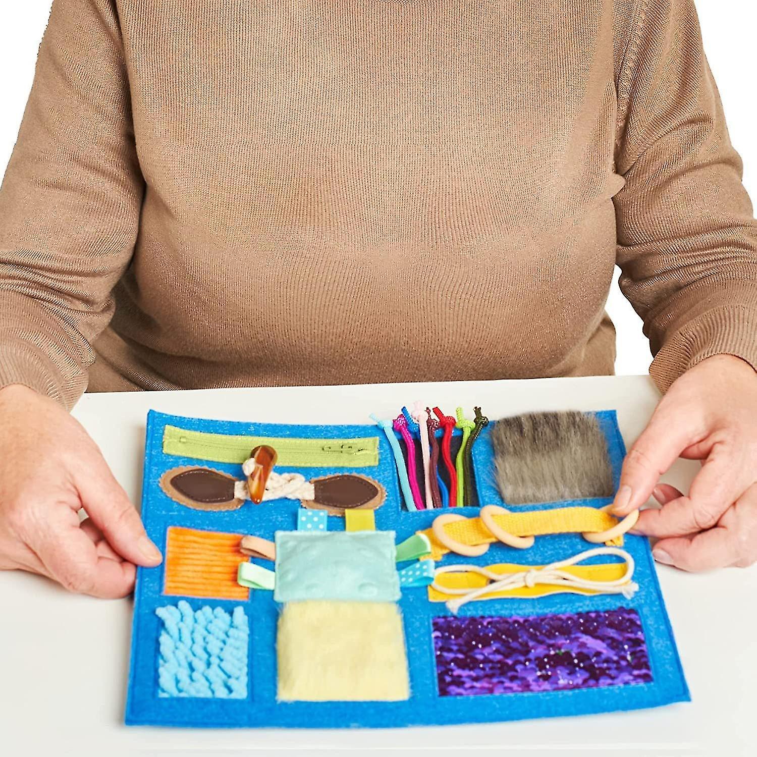 Dementia Alzheimer's Fidget Blankets Handmade - Snngv