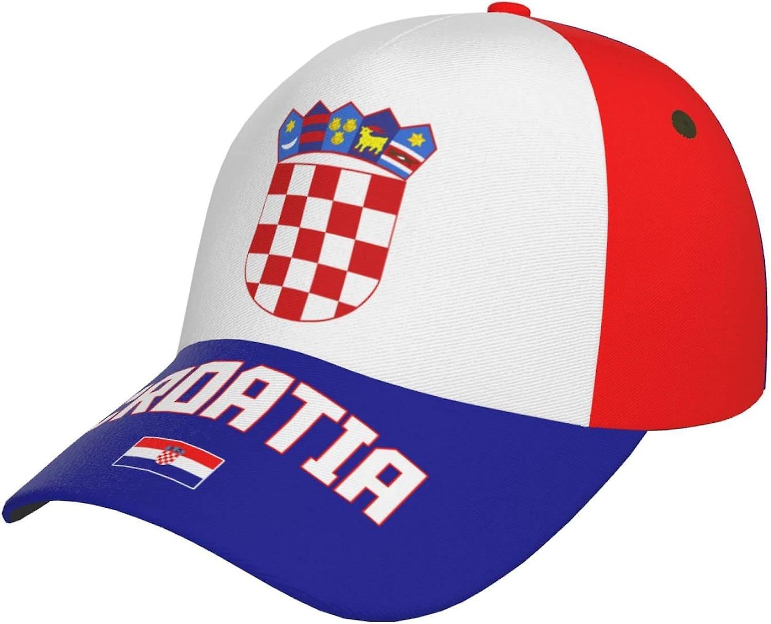 Kerota Croatia Flag Cool Croatian Baseball Cap 3D Full Print Adult Unisex Adjustable Hat Soccer Patriotic Caps bm-4690 color19