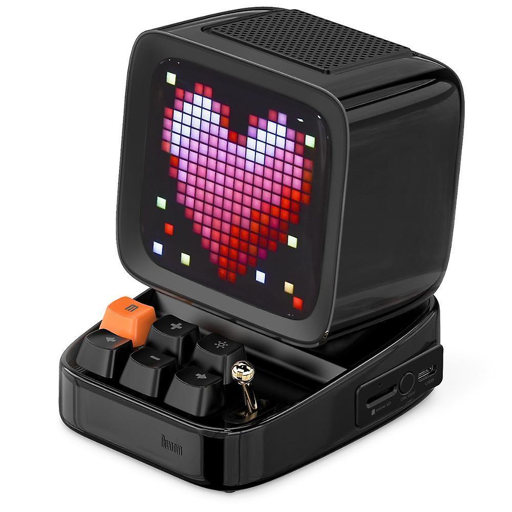 Slowmoose Portable Retro Bluetooth Pixel Art Speaker Black