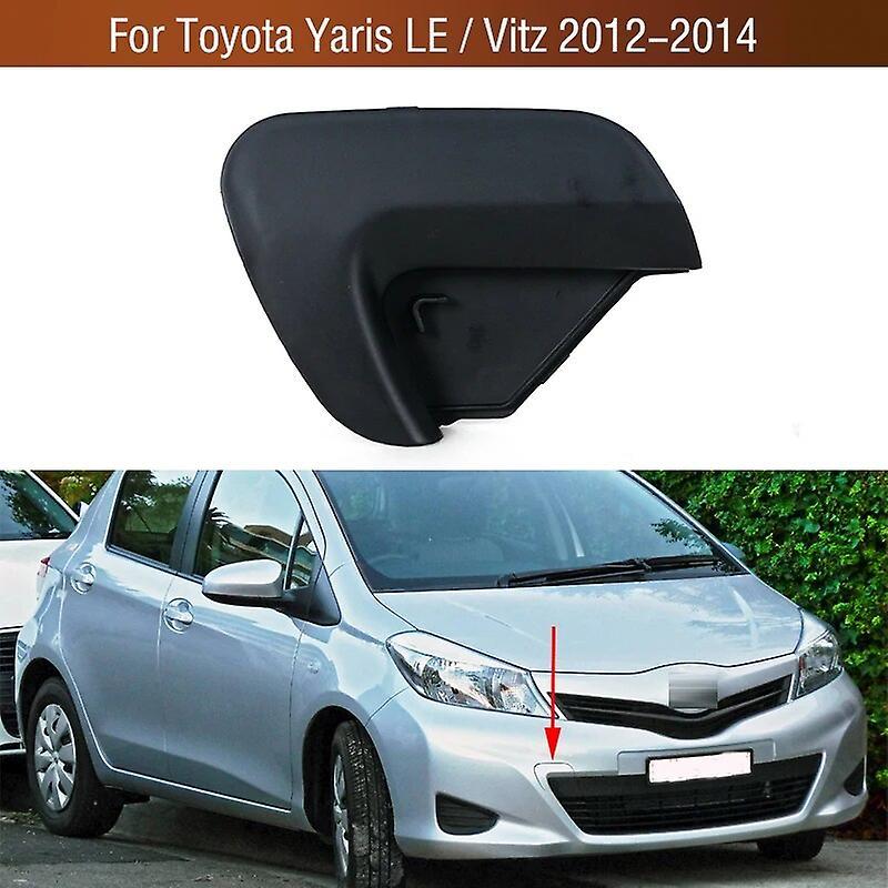 Redkid For Toyota Yaris Le / Vitz 2012 2013 2014 Car Front Bumper Tow Hook Cover Lid Towing Trailer Hauling Eye Cap Unpainted