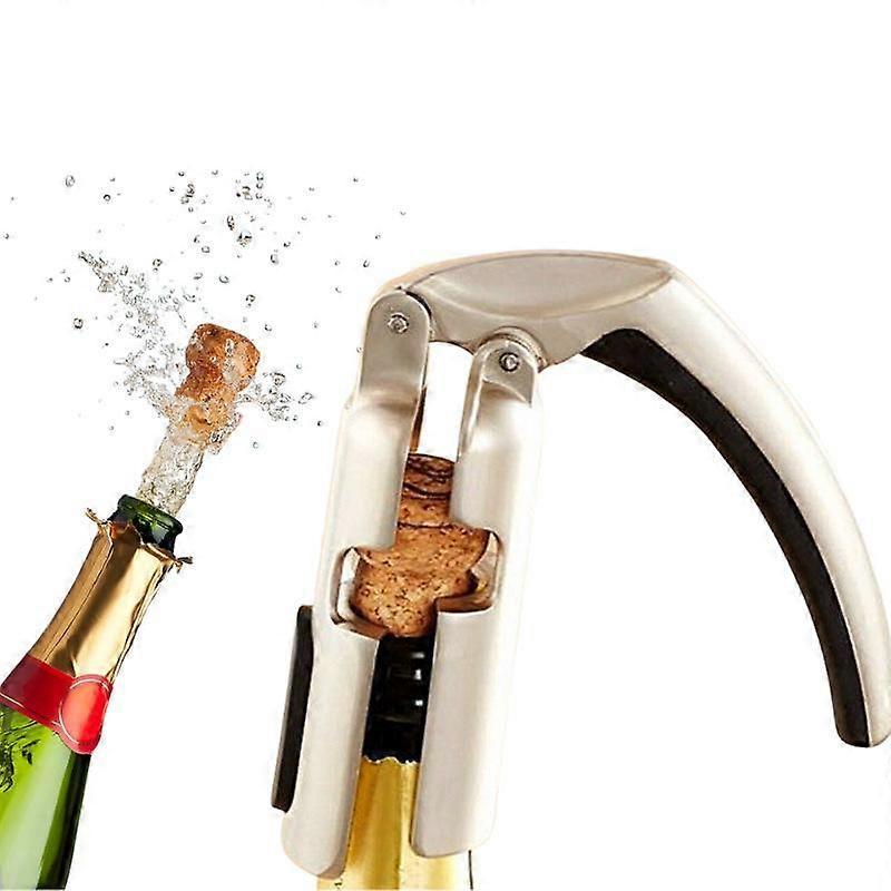 Phwj Champagne Bottle Opener Cork Puller For Sparkling Wine, Wine Corkscrew Profession Stainless Steel