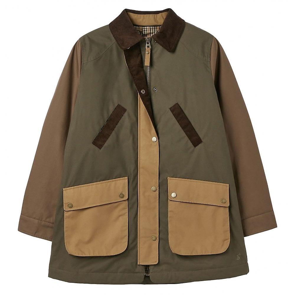 Women's Joules Jou Banbury Jkt Brown/khaki 14