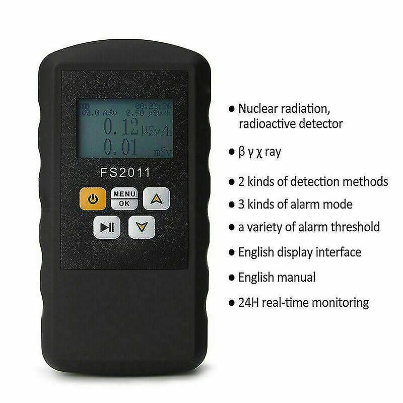 Exsha Nuclear Radiation Detector Tube Dosimeter Monitor Beta Gamma Xray Geiger Counter