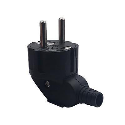 Slowmoose Flame Retardant, Eu Standard-2 Pins Plug For Power Adaptor Black EU Plug