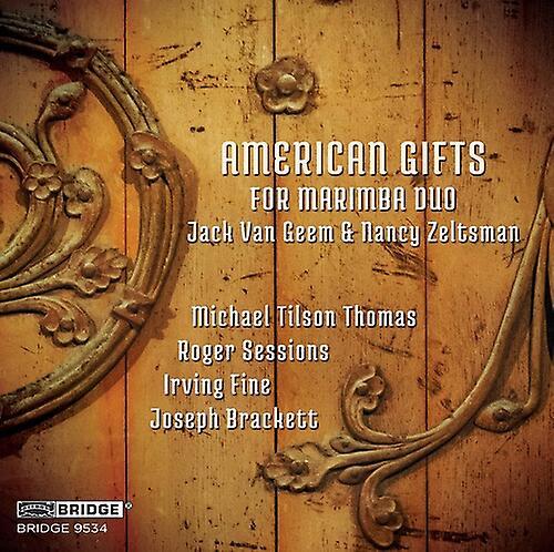 Bridge Brackett / Van Geem / Zeltsman - American Gifts For Marimba Duo [COMPACT DISCS] USA Import