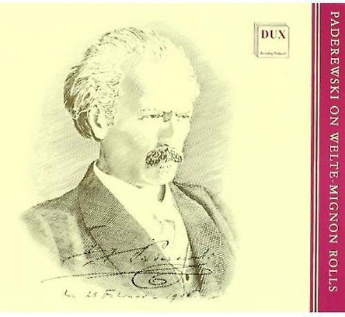 Dux Recording Prod. Ignace Jan Paderewski - Paderewski Recordings on Welte-Mignon Rolls  [COMPACT DISCS] USA import