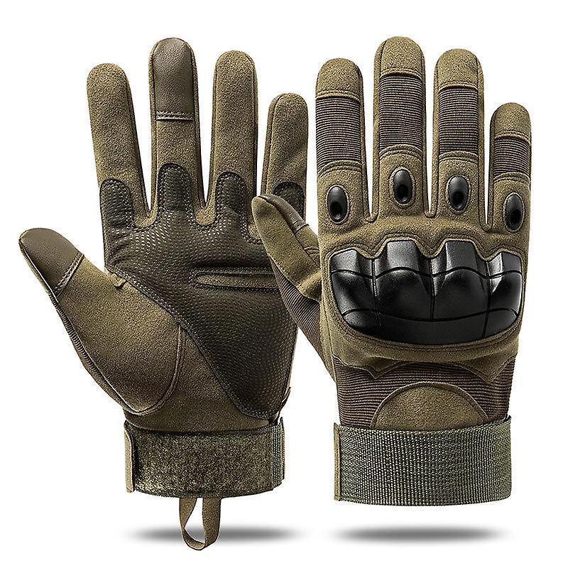 Slowmoose Military Tactical Full Finger Men Glove-s L / Full Army Green