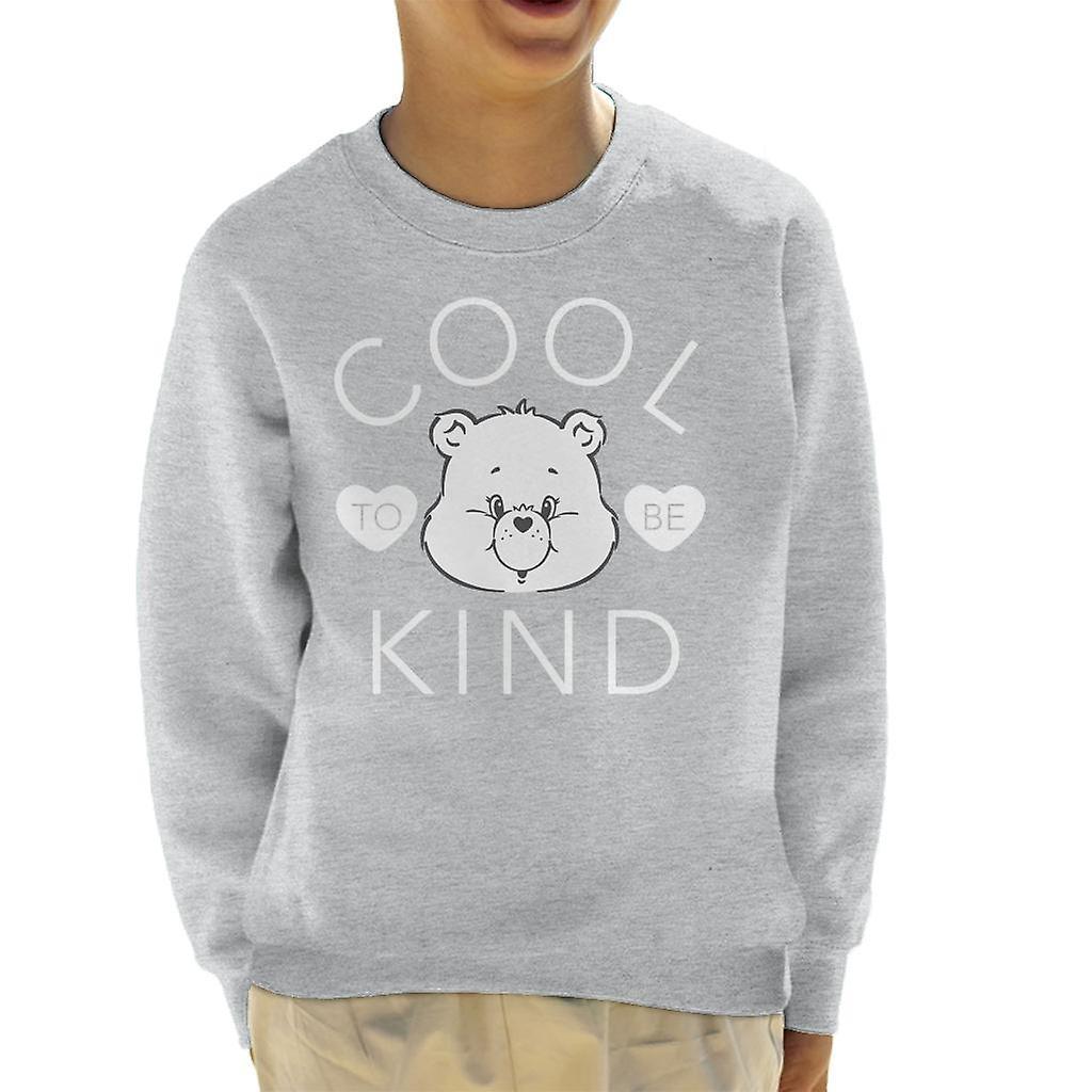 Care Bears Tenderheart Bear Cool To Be Kind Kid's Sweatshirt Heather Grey Medium (7-8 yrs)