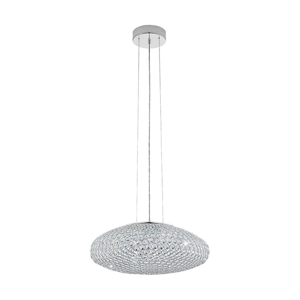 Eglo Lighting Clemente 3 Light Ceiling Pendant Polished Chrome, E27