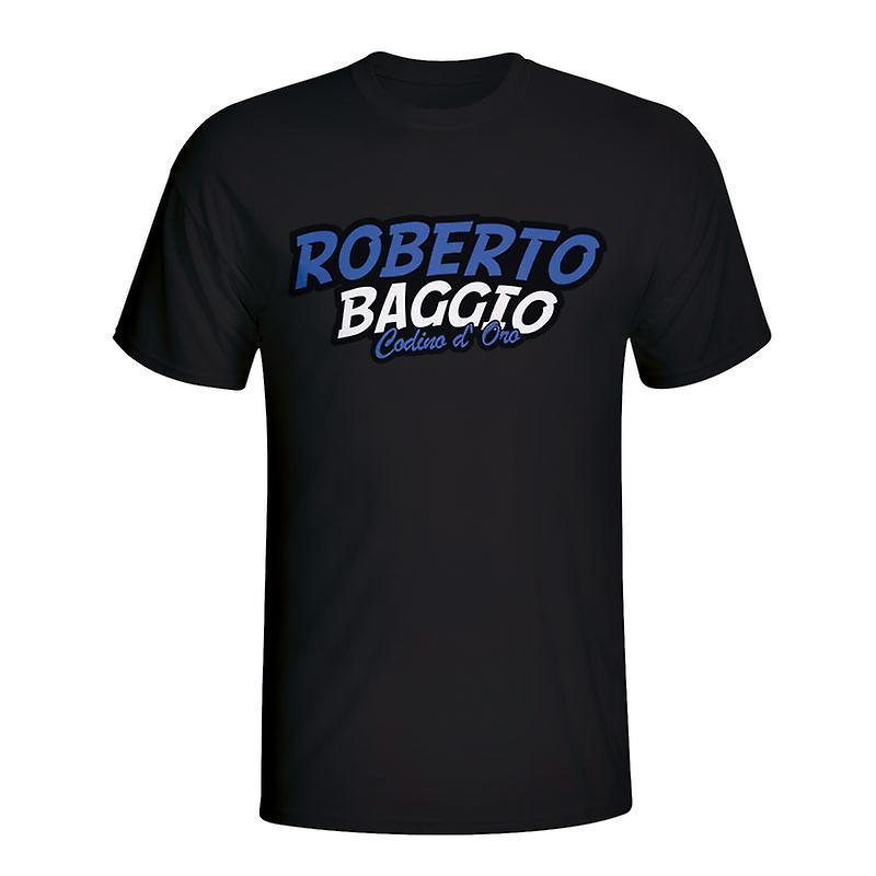 Gildan Roberto Baggio Comic Book T-shirt (black) XSW