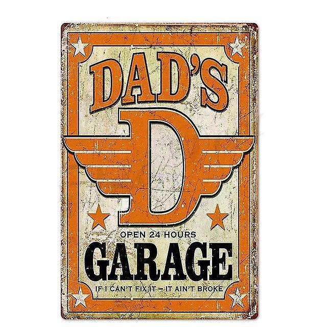 Slowmoose Vintage Garage Metal Sign - Garage, Car Repair Metal Wall Art Decor Metal Tin 20x30cm / TH3545