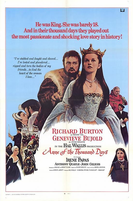 The Poster Corp Anne of the Thousand Days Movie Poster (11 x 17)