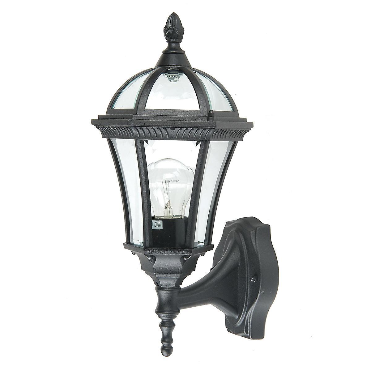 Ledbury 1 Light Outdoor Wall Lantern Light Black IP44 E27