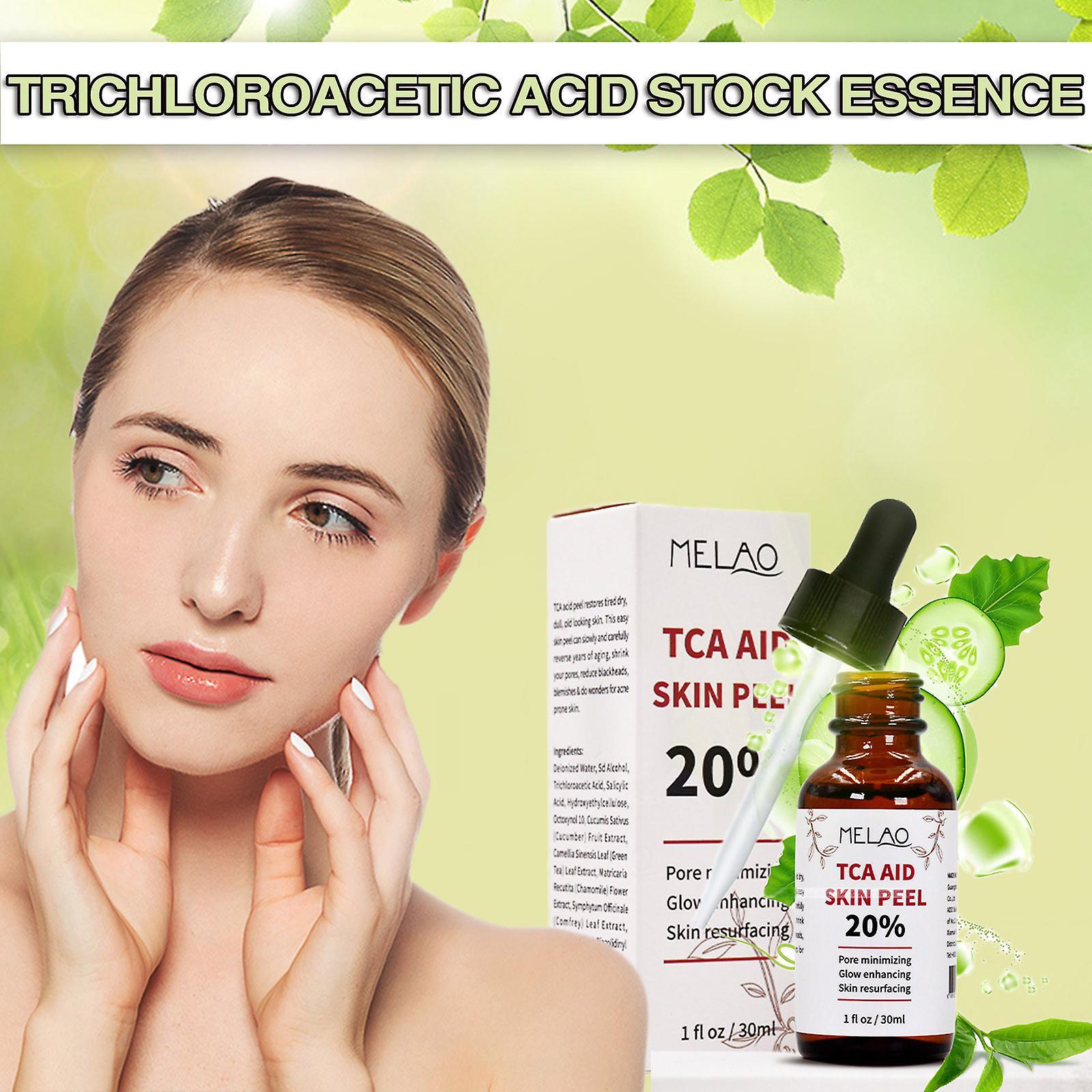 Flye Trichloroacetic Essence Moisturizing Soft Moisturizing Moisturizing Liquid Facial Care Brightening Small Brown Bottle 30ml White