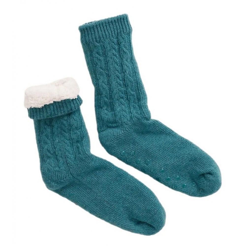 Men's Seasalt Sea Cottage Socks Dark Jade One Size