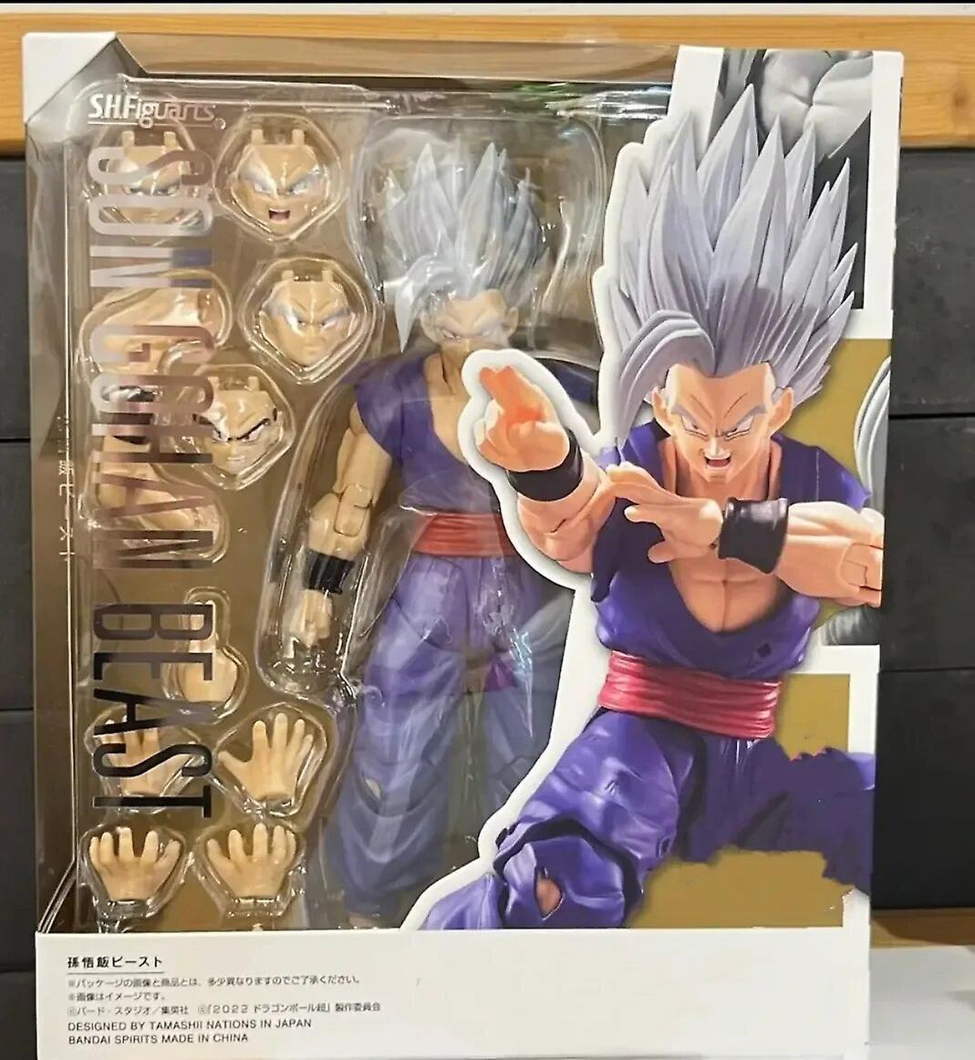 Jiechannel Dragon Ball Z Action Figure Beast Son Gohan S.h.figuarts Anime Toys Spirit Shf Gohan Movable Pvc Ko Model Kids Christmas Gift with box