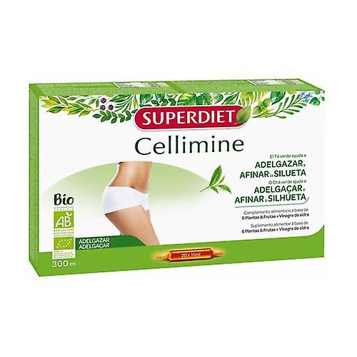 Super Diet Cellimine Slimming Orange Peel 20 ampoules of 15ml