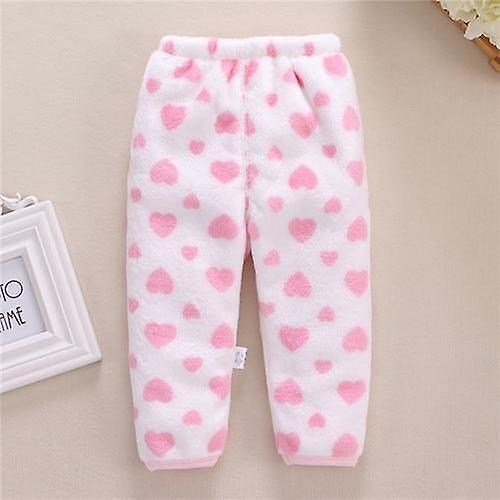 Slowmoose Warm Baby Pants Fleece -solid Trousers 12M