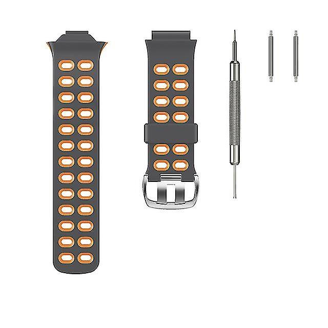 Guangzhou Yunlong Trading Co., For Forerunner 310xt Watch Strap Forerunner 310xt Replacement Breathable Sports Watch Wrist Strap Orange Forerunner3..