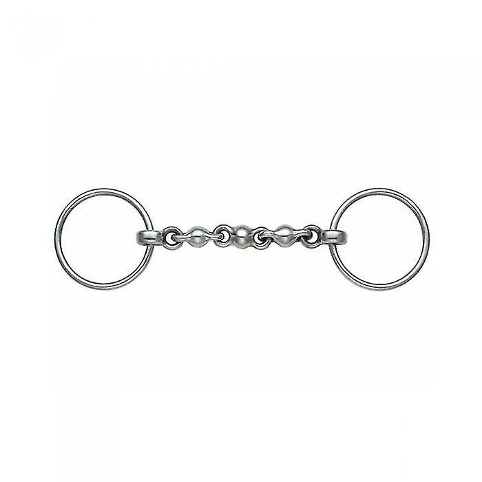 Shires Waterford Horse Loose Ring Snaffle Bit Silver 5.5in