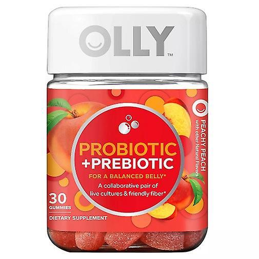 Olly Probiotic + Prebiotic Gummies Peachy Peach