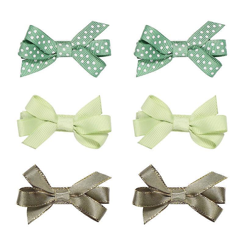 Slowmoose Baby Hair Clips, Hairpin Ribbon Bowknot B