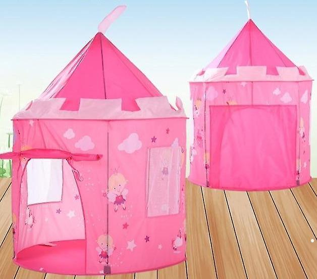 Slowmoose Kids Play Tent Ball - Portable Princess Castle Toy Pink Angel