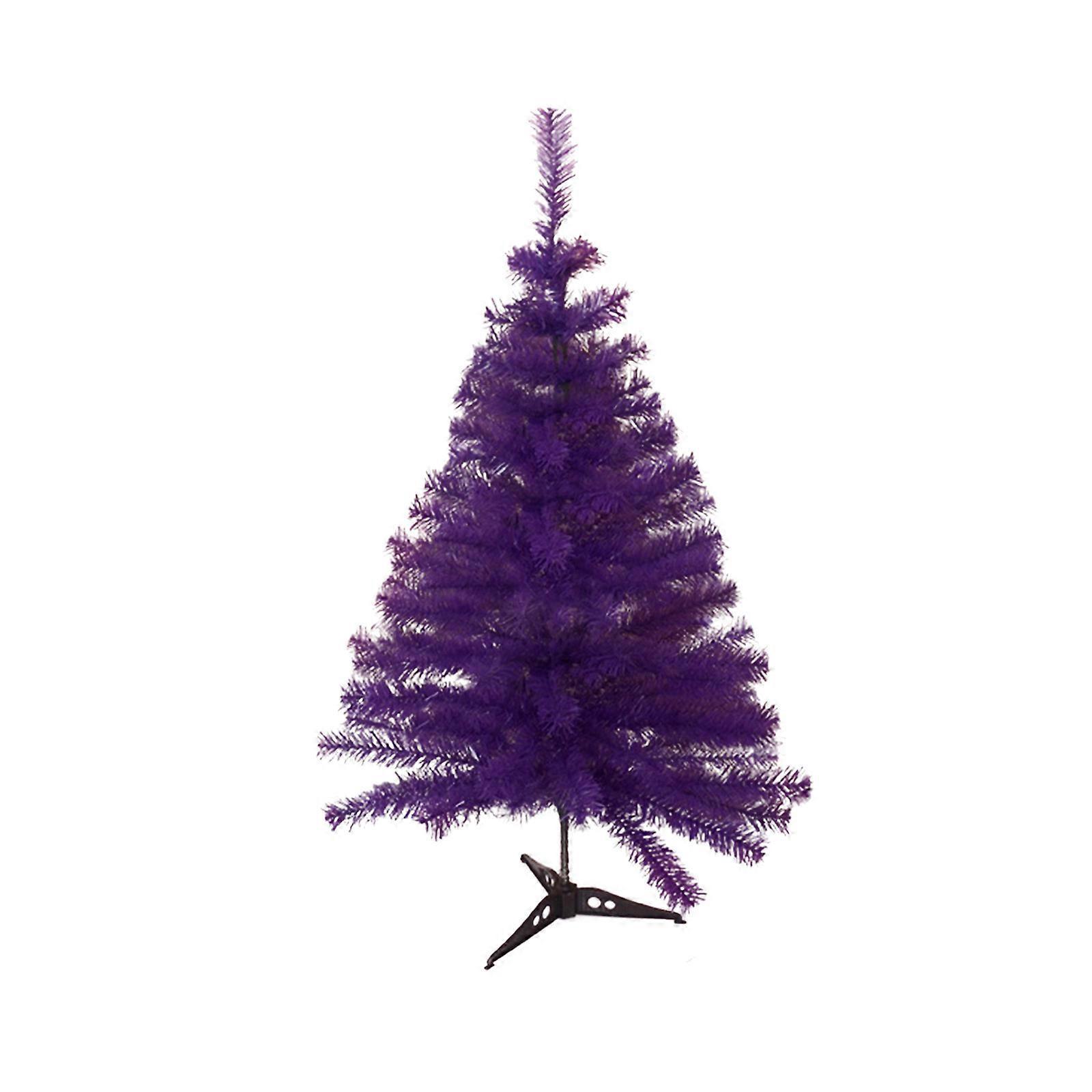 Flye Christmas Tree Decoration, Christmas Scene Decoration Decorations Purple