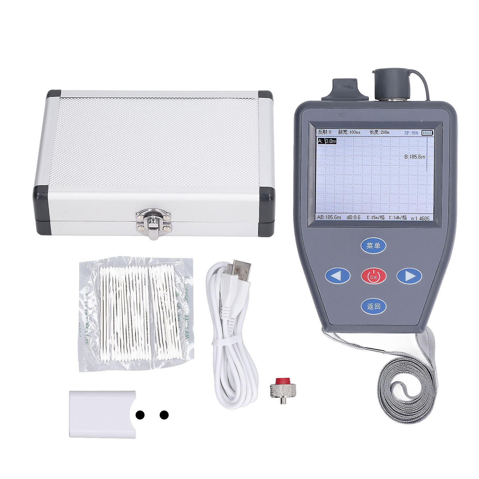 Fiber Optic Cable Tester with Optical Power Meter, Visual Fault Locator and OTDR