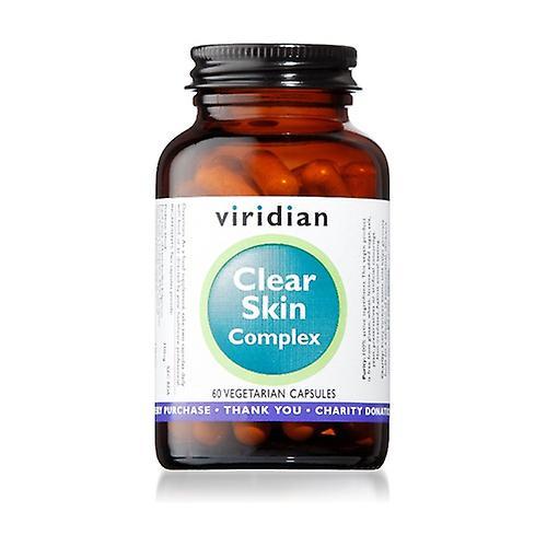 Viridian Clear skin complex 60 vegetable capsules