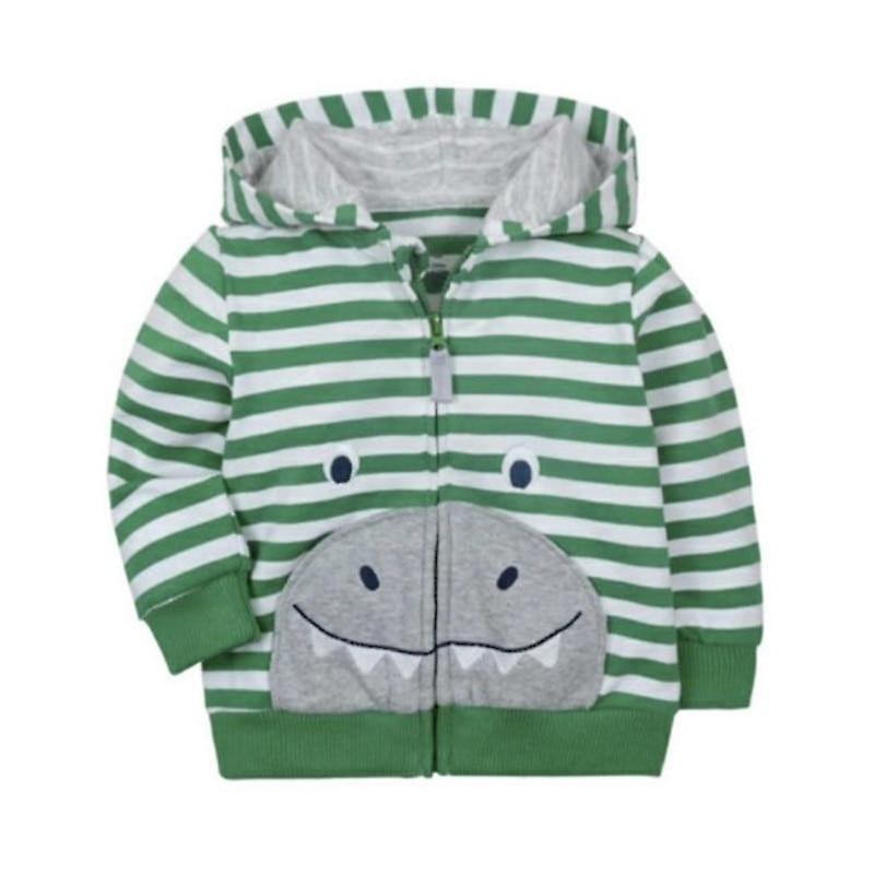 Slowmoose Cartoon Pattern Hooded Sweatshirts 12M