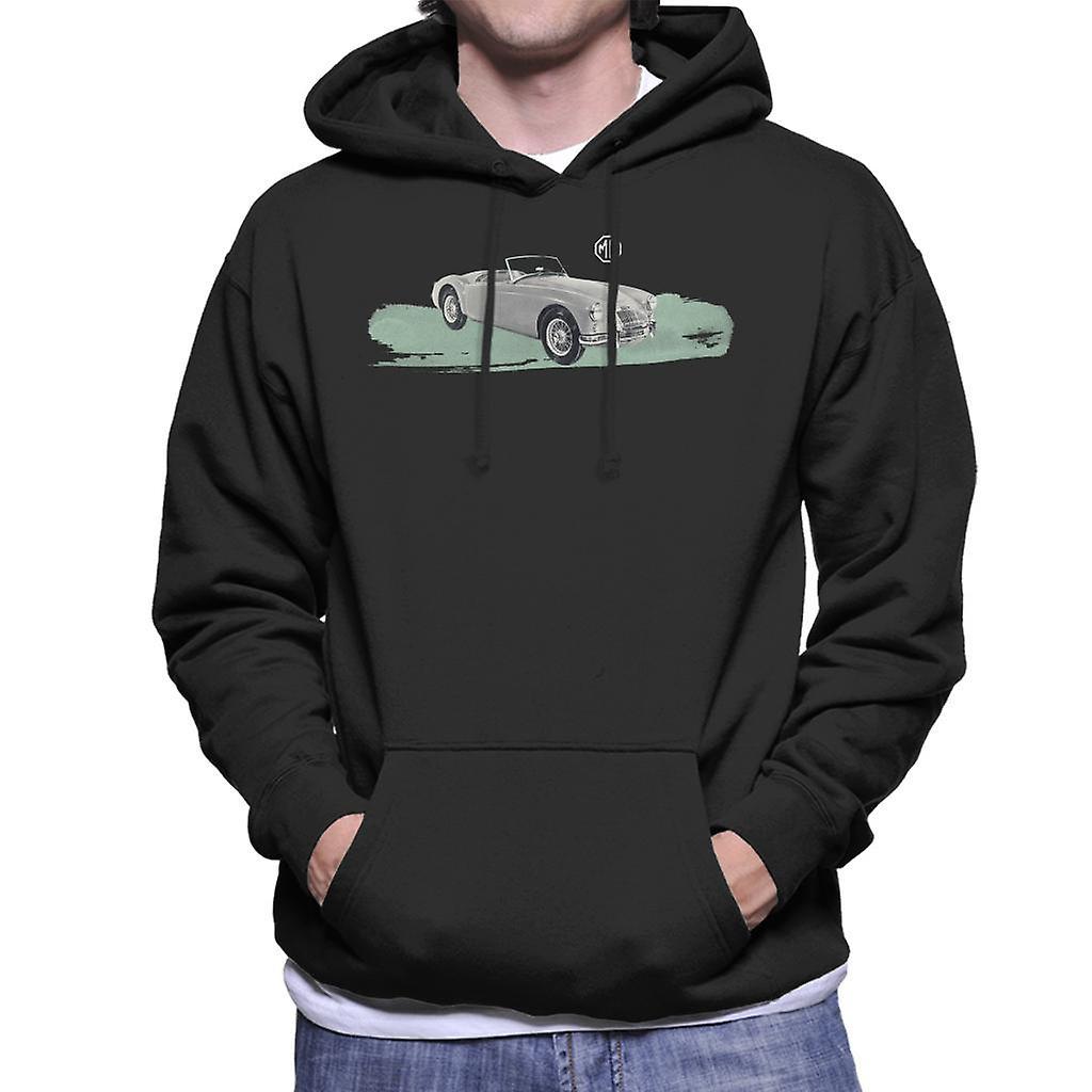 MG The Completely New MGA British Motor Heritage Men's Hooded Sweatshirt Black X-Large