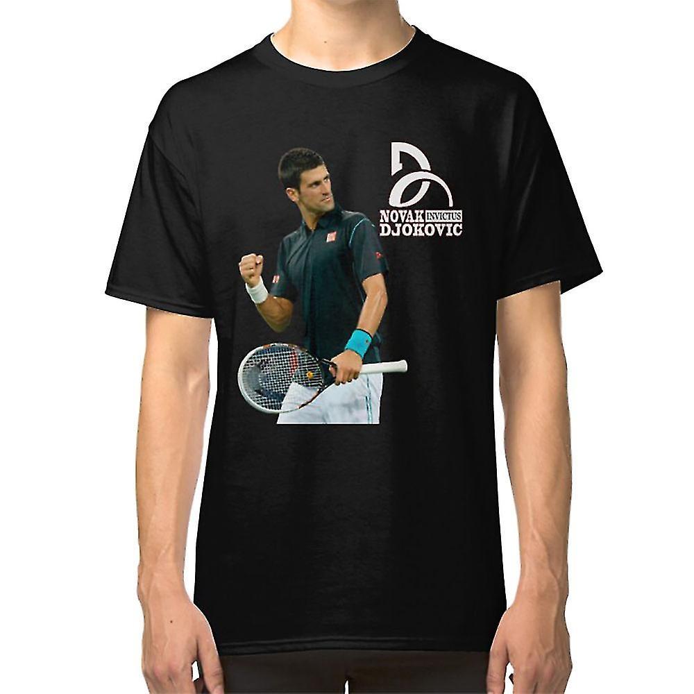 Gildan Novak djokovic T-shirt Black L