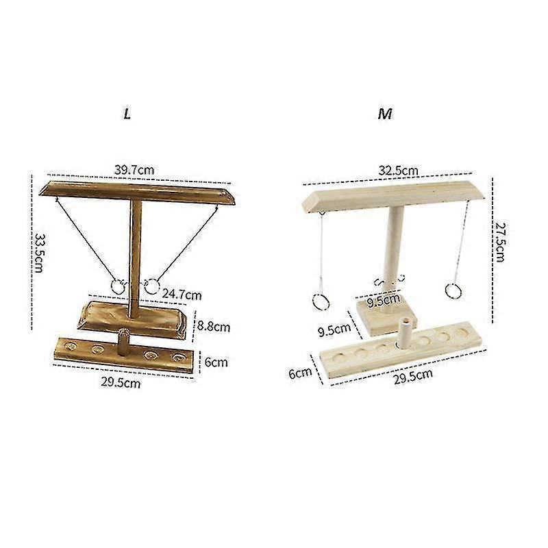 Weige Ring Toss Games Drinking Game Toy Wooden Ring Toss Hook Game Toss Hook And Ring Toss Battle Game BROWN M