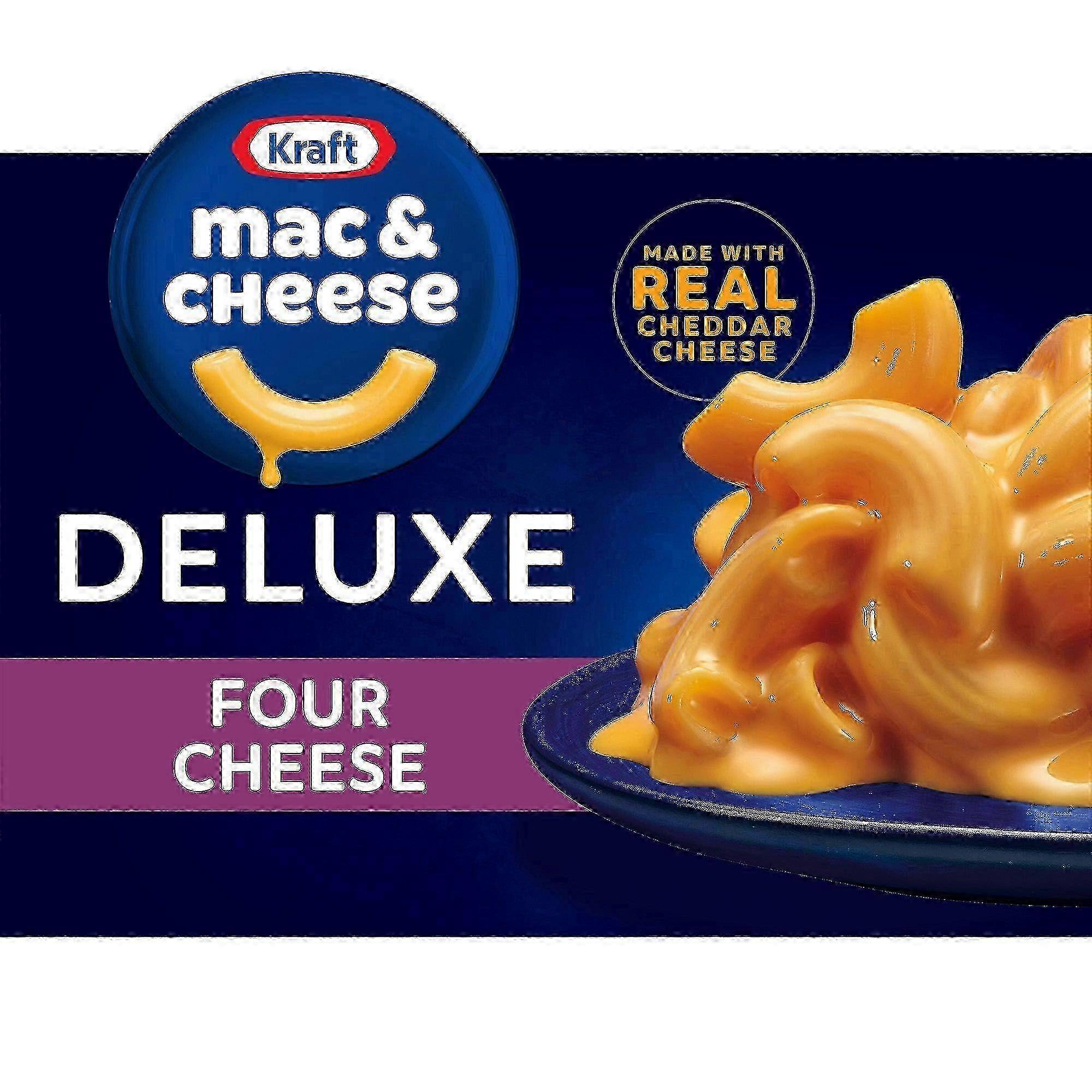 Kraft Macaroni & Cheese Deluxe Four Cheese, 14 Oz